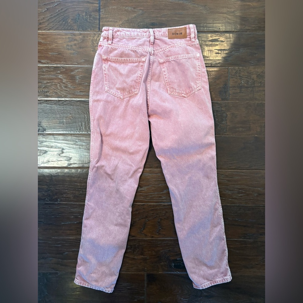 Sezane Le Brut Rose Pink Jeans - Size 27 - Picture 3 of 9